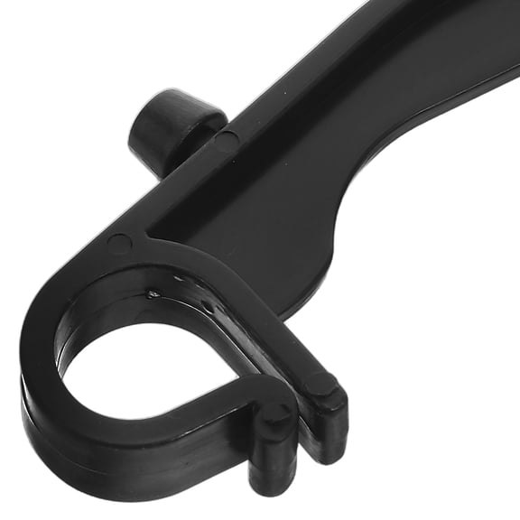 ELAYARD 50Pcs Black Gutter Mesh Clips Plastic Gutter Clip Fixings with Enhanced Stability for Roof Drainage