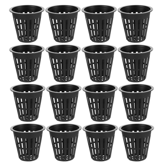 ELAYARD 50Pcs Plastic Garden Containers for Hydroponics with Stable Structure