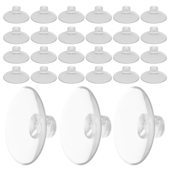ELAYARD Heavy Duty Transparent PVC Hooks for Home Organization, Strong , 50 Pieces for Wall and Use