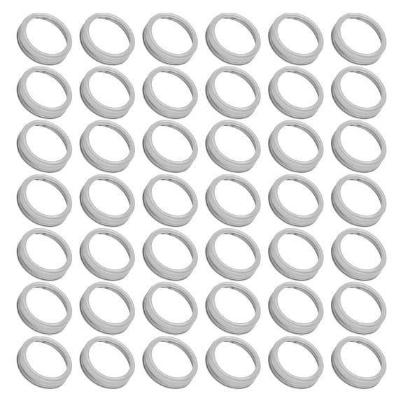 ELAYARD Reusable Plated Jar Sealing Bands for Bottles, Tinplate Lid Bands