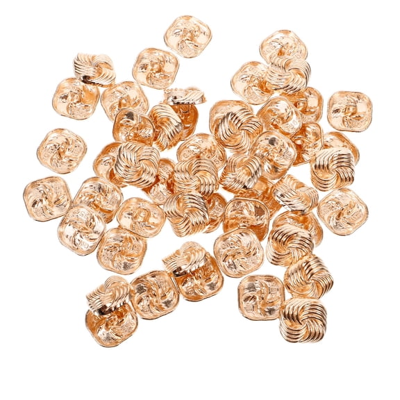 ELAYARD Zinc Alloy Rose Flower Sewing Buttons for Clothing Decoration and Craft Projects