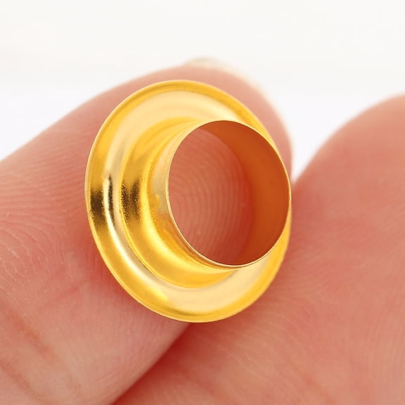 ELAYARD Grommets Eyelets Kit 8mm 50 Sets Copper for Fabric Repair Home
