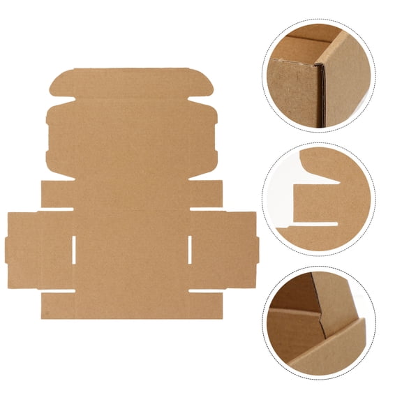 ELAYARD 50pcs Mailing Boxes for Shipping Corrugated Paper Resistance for Phone Case