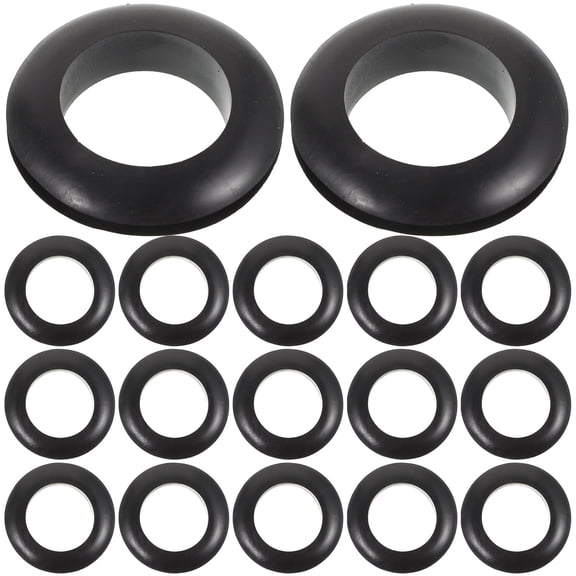 ELAYARD 50pcs Electrical Rubber Grommet Hole Plugs for Projects Outdoor Use Seal
