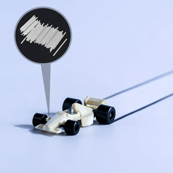 ELAYARD 50pcs DIY RC Car Building Axles with High Precision Iron for Toy Cars and Mechanical Models