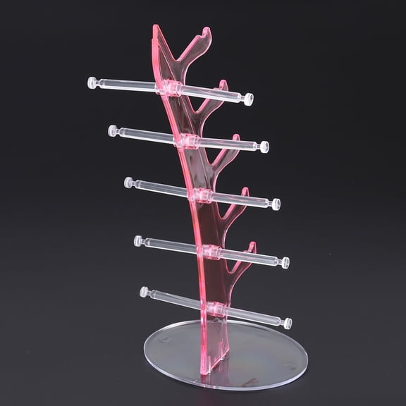 ELAYARD 5Pairs Sailboat Design Pink Acrylic Glasses Shelf for Glasses and Jewelry
