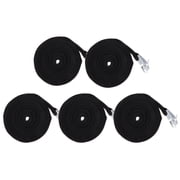 ELAYARD 5Pcs Black Zinc Alloy Buckle Luggage Strap for Cargo Fastening and Secure Binding