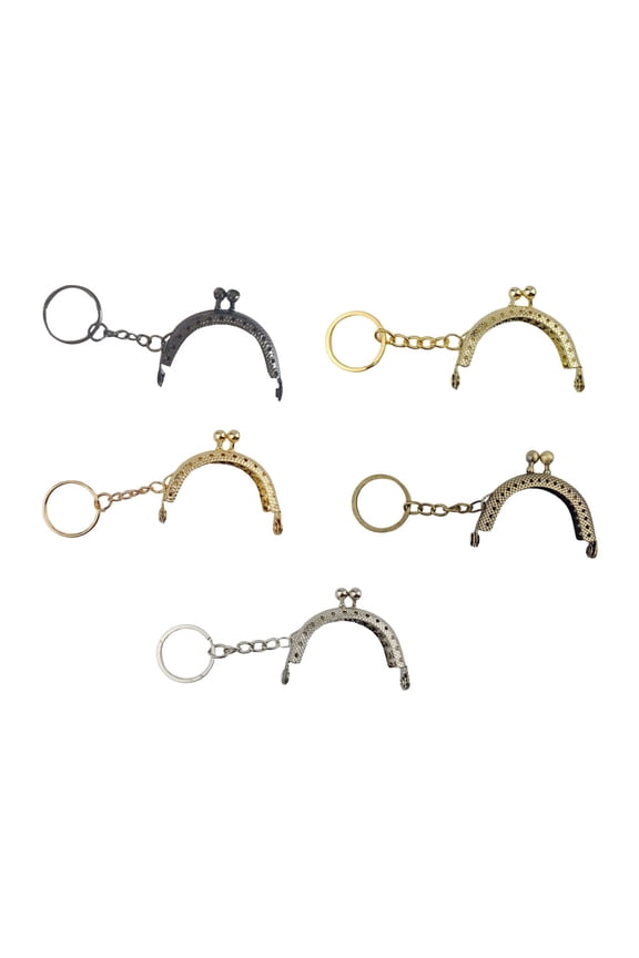 Elegant Metal 5Cm Clutch Frame for Bag Making with Rust-Resistant Lock