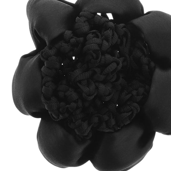 ELAYARD 5-Pack Black Dance Hair Nets, Fabric Hair Styling Accessories Ideal for Nurses at Work