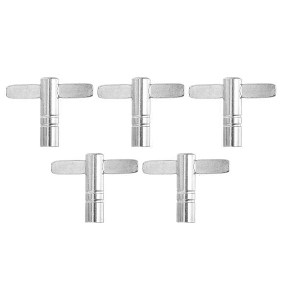ELAYARD 5-Piece Plated Drum Key Set Metal Construction Tool for Standard Drum Tuning and Percussion Equipment