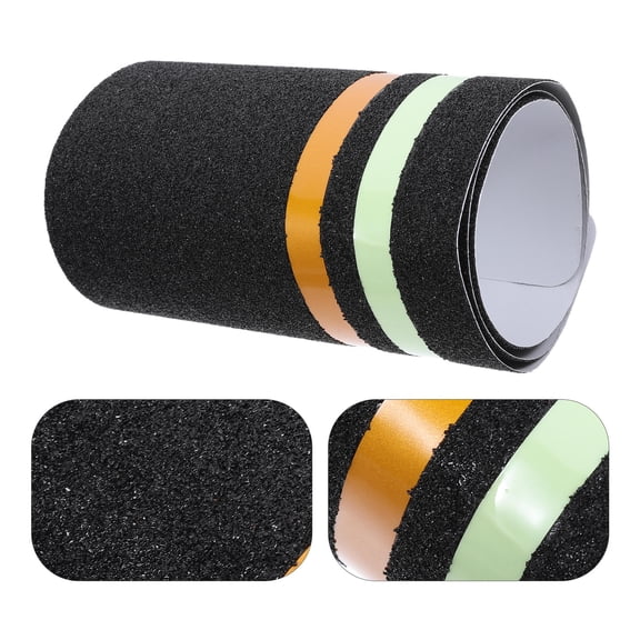 ELAYARD 5Pcs Reflective and Glow in The Dark Stair Treads Multi Color Adhesive Grip Tape