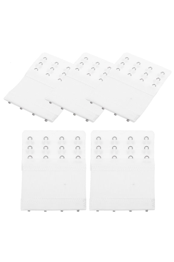 5Pcs Easy Install White Underwear Buckle Hook Replacement Bra Buckle