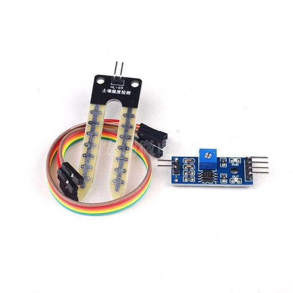 ELAYARD 5-Pack Soil Moisture Sensors with Digital Output for Automatic Watering Systems and Garden Plant Care