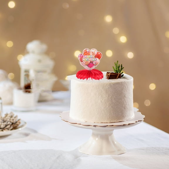 ELAYARD 5pcs Honeycomb Centerpieces Birthday Theme Decorative Paper for Table Decorations