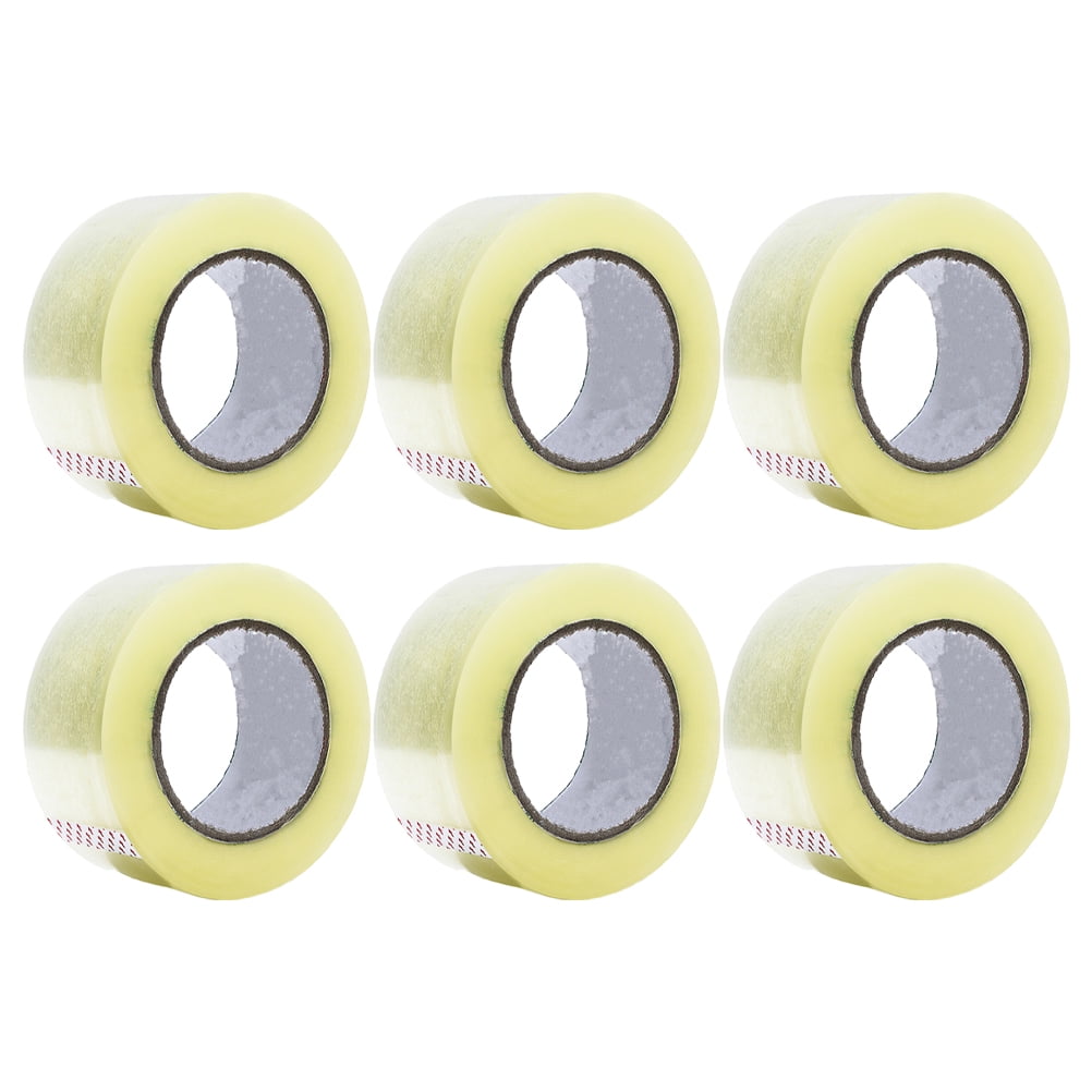 ELAYARD Clear Transparent Sealing Tape with Quiet Adhesive for Office and Home Packaging