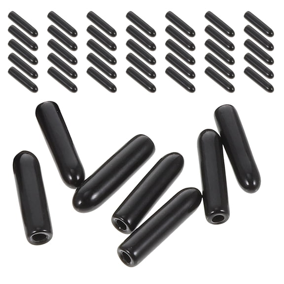 ELAYARD 600Pcs Flexible Black Screw Thread Protector Caps with Easy Installation for Bolts
