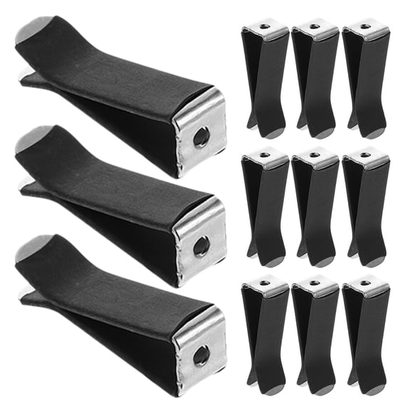 ELAYARD Black Steel Car Vent Clips for Air Fresheners Durable Design 60Pcs