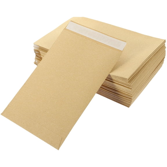 ELAYARD 60Pcs Self Adhesive Envelopes Kraft Paper Money Organizer for Budgeting and Cash Storage