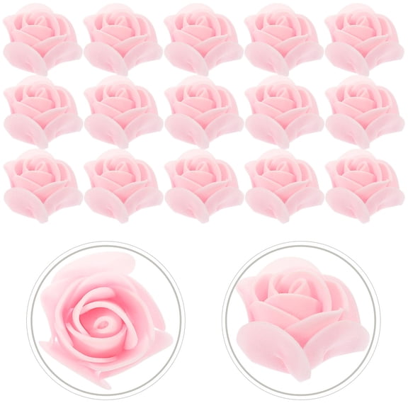ELAYARD 60Pcs Pink Romantic Fake Rose Decor Made by for Store