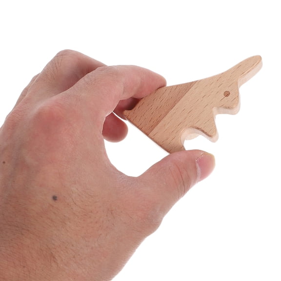 ELAYARD Animal Shaped Knobs Khaki Wood for Furniture Use Unique Design