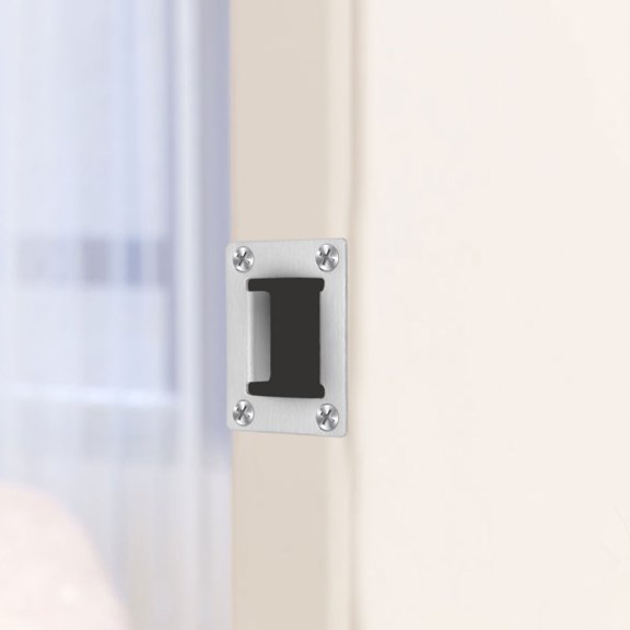 ELAYARD 6Pcs Door Security Plate Stainless Steel Latch Impact Plates for DIY Enthusiasts