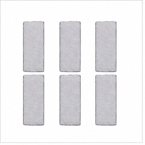 ELAYARD 6Pcs Flash Speed Mop Refill Pads Grey Fiber Mop Replacement for Stone Tile and Concrete Floors