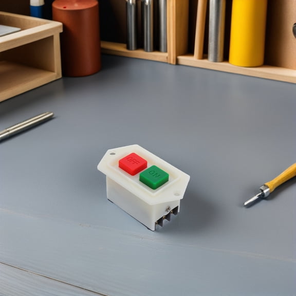 ELAYARD 6Pcs Heavy Duty Machine Safety Switch with Rapid Activation for Cutting and Drill Press