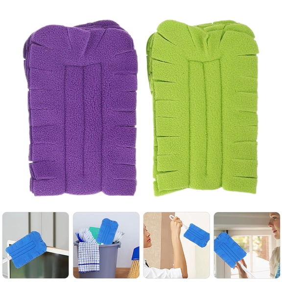 ELAYARD 6Pcs Heavy Duty Reusable Duster Pads for Cleaning Furniture Electronics and Ceiling Fans