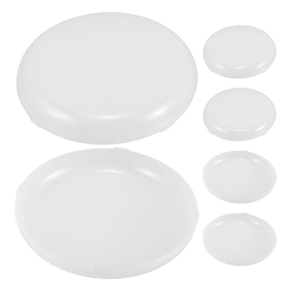 ELAYARD 6Pcs Led Ceiling Replacement Round Curved Surface Pc Material Soft Lighting 3.73X3.73X0.51In