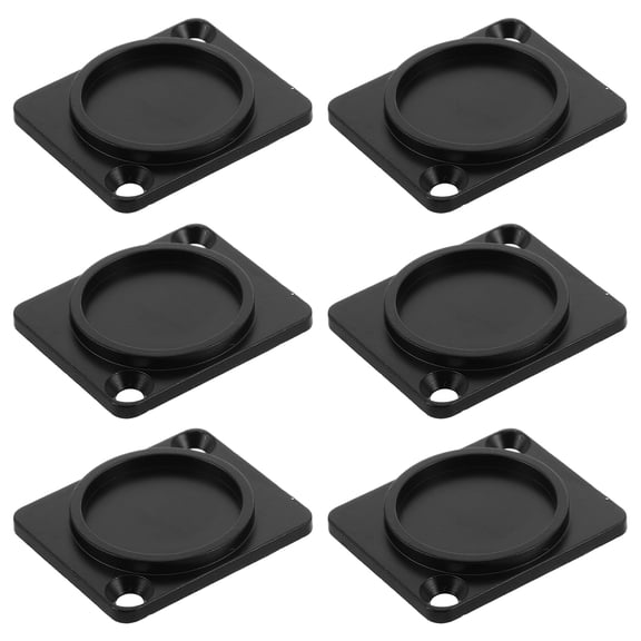 ELAYARD Audio Connector Module Black Zinc Versatile Accessory Speaker Connectors 6Pcs