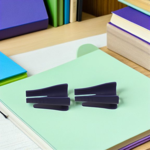ELAYARD 6Pcs Plastic Loose Leaf Ring Slider Tool with Comfortable Handle for Home Binder Use