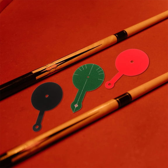ELAYARD 6-Pack Pool Table Aiming Pads Billiard Cue Aim Practice Accessories for Easy and Accurate Shots