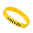 thumbnail image 1 of ELAYARD 6 Pcs Adult Wristbands made of Silicone for Country Supporters in Yellow for International Matches, 1 of 7