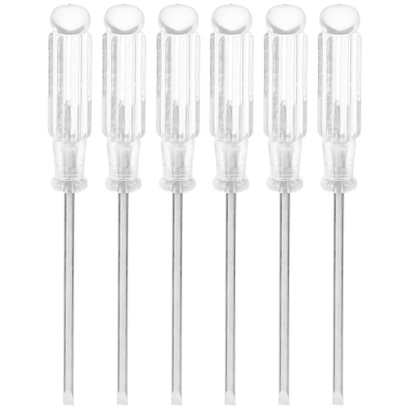 ELAYARD 6Pcs Precision Flathead Screwdriver Tool Kit for Home Repair with Durable Steel Construction