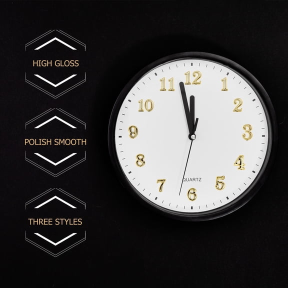 ELAYARD 6Pcs Roman Number for Clock Wall Clock Numerals with Easy Glue Installation for DIY Use