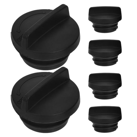 ELAYARD 6Pcs Umbrella Base Plastic Insert and Drain Plug Replacement for Outdoor Patios