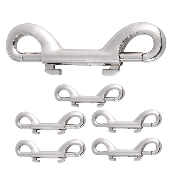 ELAYARD 6-Pack Heavy Duty Double Ended Bolt Snap Hooks for Dog Leashes, Backpacks, and Outdoor Gear