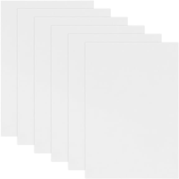 ELAYARD 6Pcs Sublimation Aluminum Blanks Silver Plates for Home Decor and Signage