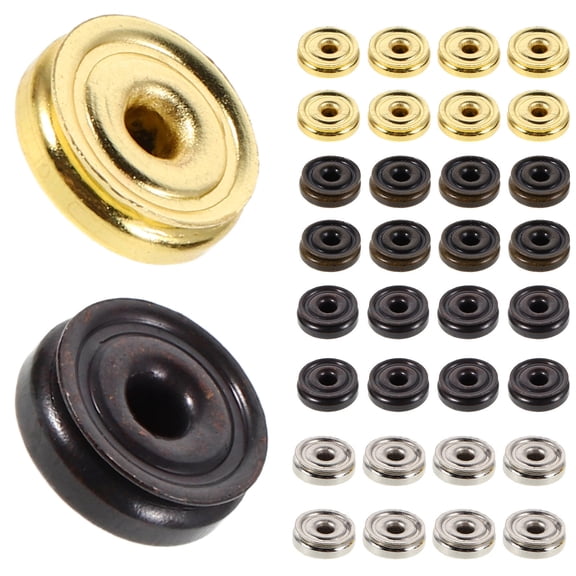 ELAYARD 80-Pack Metal Sew- Buttons for Clothing, Press with Polished for Secure Fastening