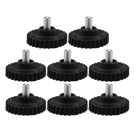 ELAYARD 8Pcs Anti Slip Screw on Scale Feet with Adjustable Iron Legs for Weighing Scales