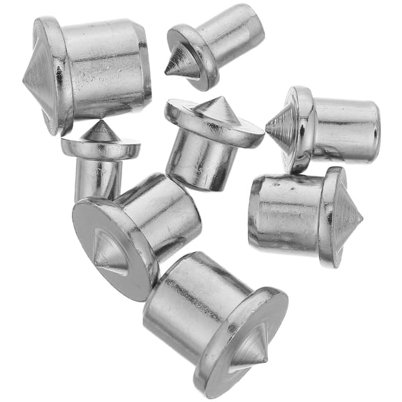 ELAYARD 8-Piece Metal Dowel Center Pins Set for Accurate Woodworking Hole Alignment Drill Guide, Plated