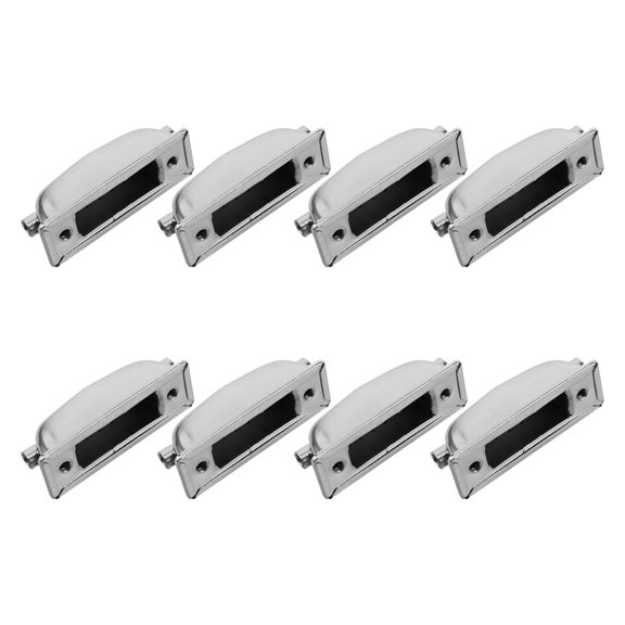 ELAYARD Precision Snare Drum Lugs, Silver Metal, Reinforced for Longevity and Quick Setup
