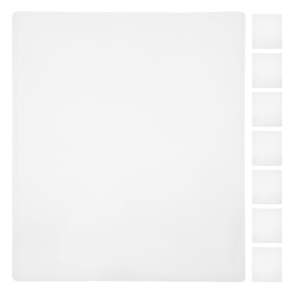 ELAYARD Transparent Plastic Document Sleeves, Hard Sheet Protectors for Papers, Clear File Holders