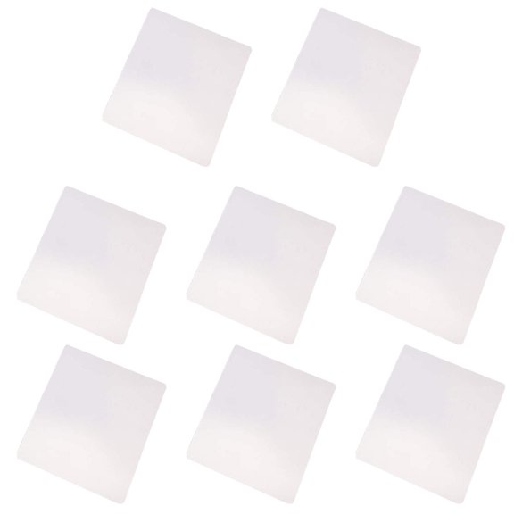 ELAYARD 8Pcs Blank White Mouse Mat for Computer DIY Heat Transfer Printing One Side Fabric