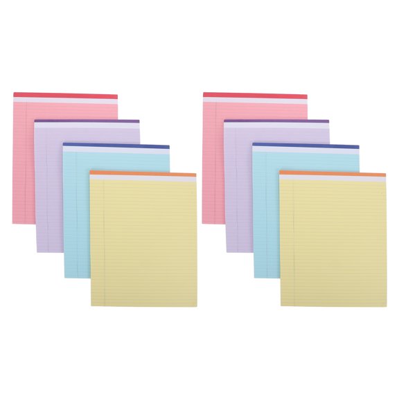 ELAYARD 8Pcs Work Notepad Tearable Desktop with Perforated Sheets for Business and Study Planning