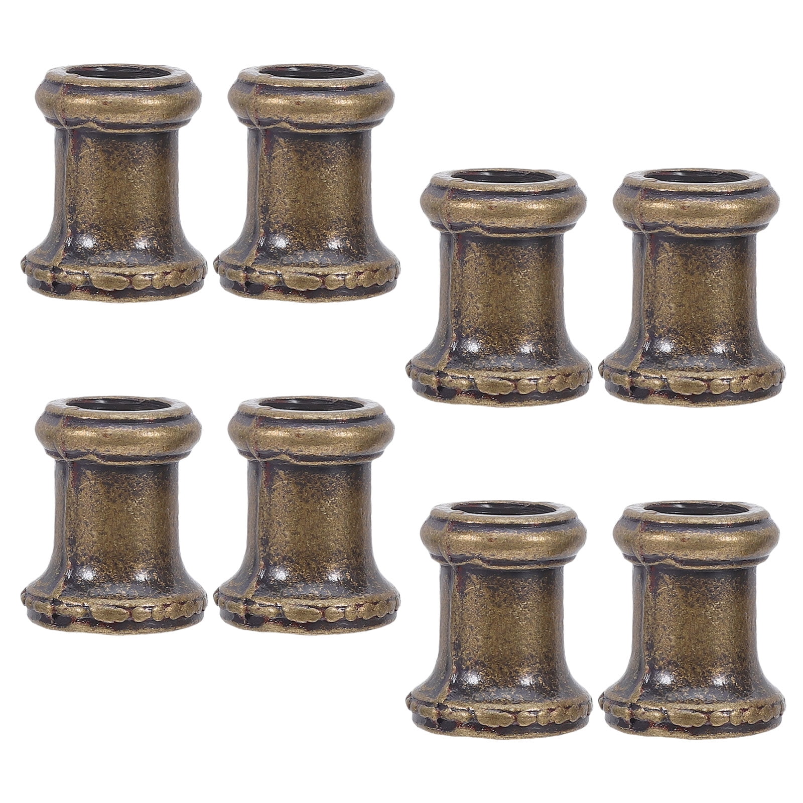 ELAYARD Lamp Pipe Couplers, 1 cm Threaded Zinc Alloy Adapters for Light ...