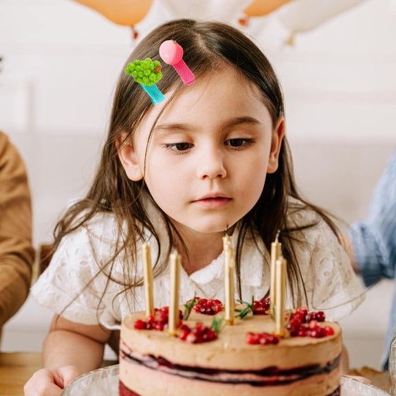 ELAYARD Cute Fruit Hairpins Assorted Color Sturdy and Easy to Use for Decor