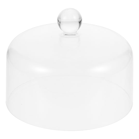 ELAYARD Acrylic Cake Dome Cover Portable Transparent Food Plate Lid for Dessert Display