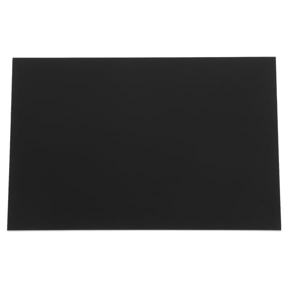 ELAYARD Black Acrylic Craft Plate with Mirror Finish, Material for Projects and Art Applications