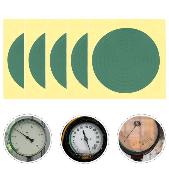 ELAYARD Pressure Gauge Decals 10- PVC Labels for Accurate Pressure Gauge Identification and Marking